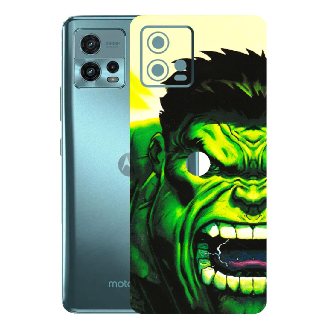 Motorola Phone Skins (All Models) - Hulk - 3D Embossed Finish (L-180) Motorola Moto G72 (5G)