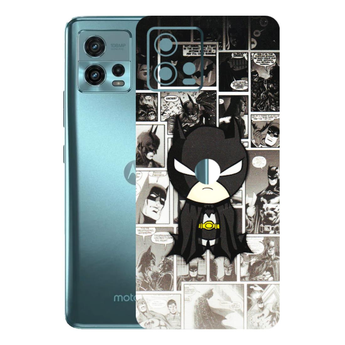 Motorola Phone Skins (All Models) - Toon Batman - 3D Embossed Finish (L-182) Motorola Moto G72 (5G)