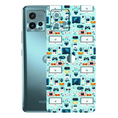 Motorola Phone Skins (All Models) - Gadgets Doodle - 3D Embossed Finish (L-184) Motorola Moto G72 (5G)