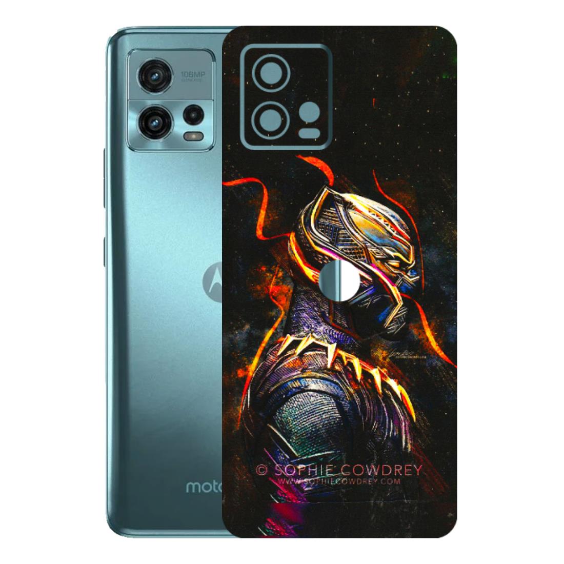 Motorola Phone Skins (All Models) - Black Panther - 3D Embossed Finish (L-190) Motorola Moto G72 (5G)