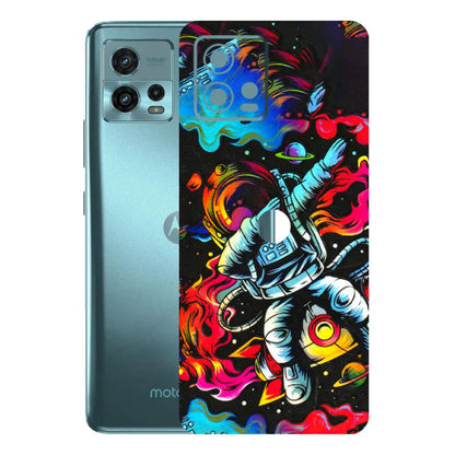 Motorola Phone Skins (All Models) - Astronaut Dope - 3D Embossed Finish (L-191) Motorola Moto G72 (5G)