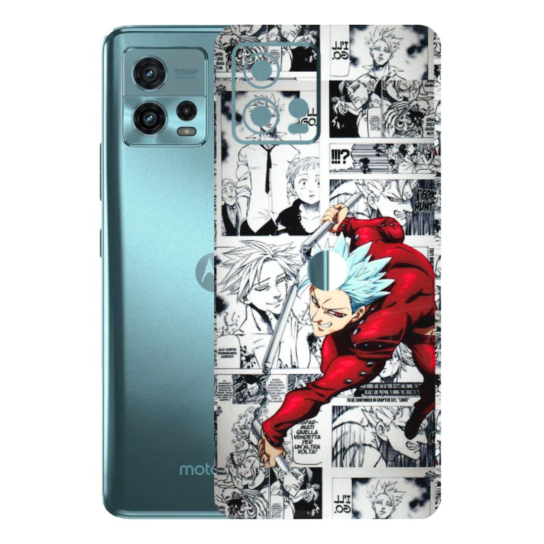Motorola Phone Skins (All Models) - Anime Comic - 3D Embossed Finish (L-192) Motorola Moto G72 (5G)