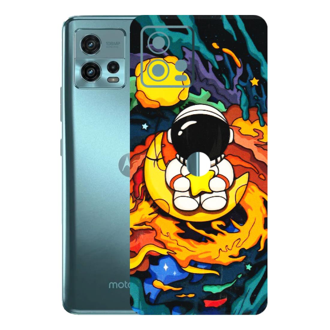 Motorola Phone Skins (All Models) - Baby Astronaut - 3D Embossed Finish (L-197) Motorola Moto G72 (5G)