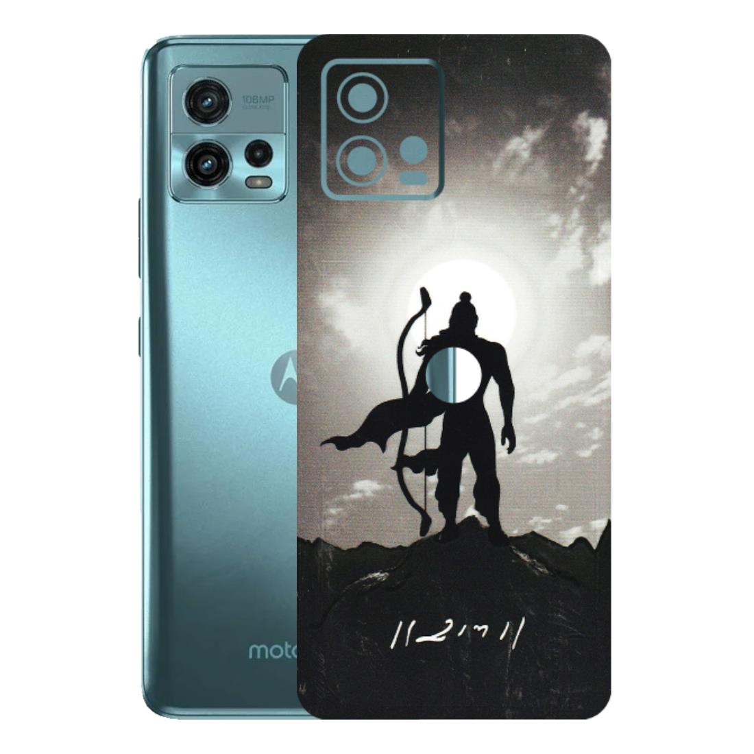 Motorola Phone Skins (All Models) - Jai Siya Ram - 3D Embossed Finish (L-200) Motorola Moto G72 (5G)