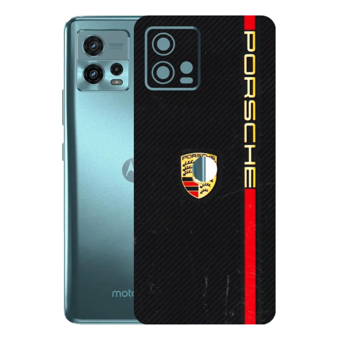 Motorola Phone Skins (All Models) - Premium Porsche - 3D Embossed Finish (L-225) Motorola Moto G72 (5G)