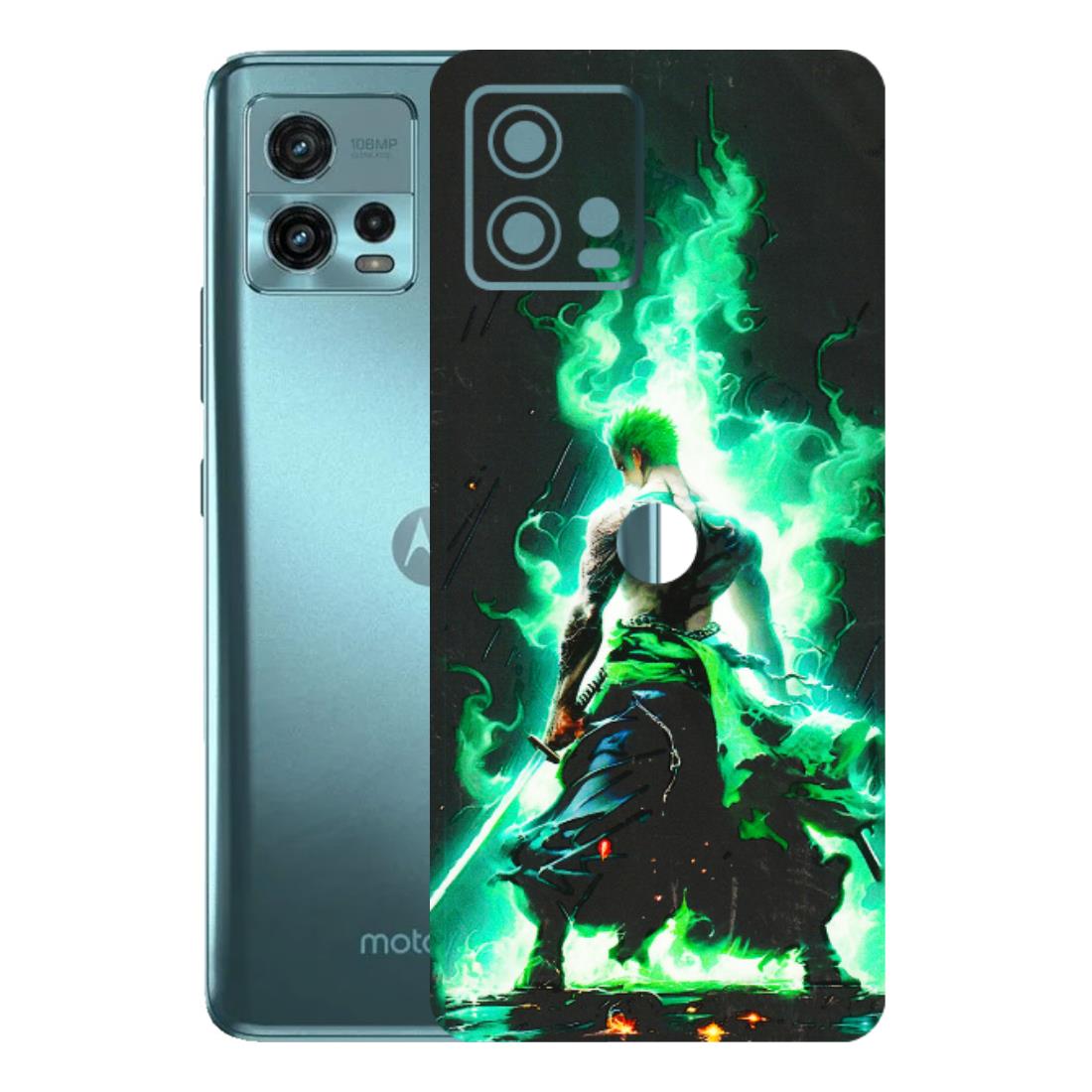 Motorola Phone Skins (All Models) - Zoro Sword - 3D Embossed Finish (L-241) Motorola Moto G72 (5G)