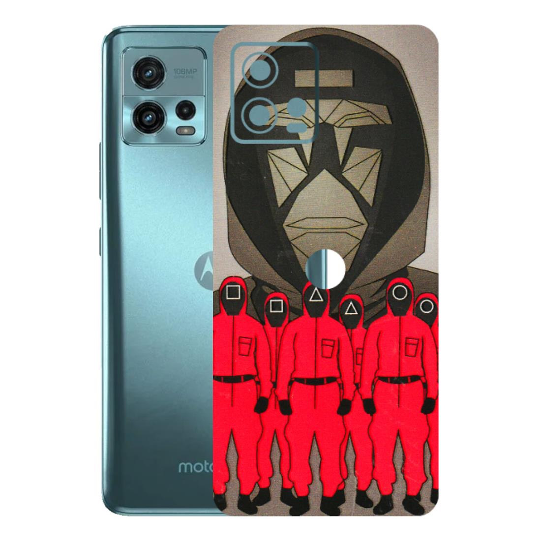 Motorola Phone Skins (All Models) - Squid Game Hero - 3D Embossed Finish (L-245) Motorola Moto G72 (5G)