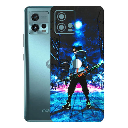 Motorola Phone Skins (All Models) - Demon Slayer Sword - 3D Embossed Finish (L-247) Motorola Moto G72 (5G)