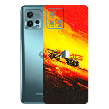 Motorola Phone Skins (All Models) - AMG Car Speed Cover - 3D Embossed Finish (L-256) Motorola Moto G72 (5G)