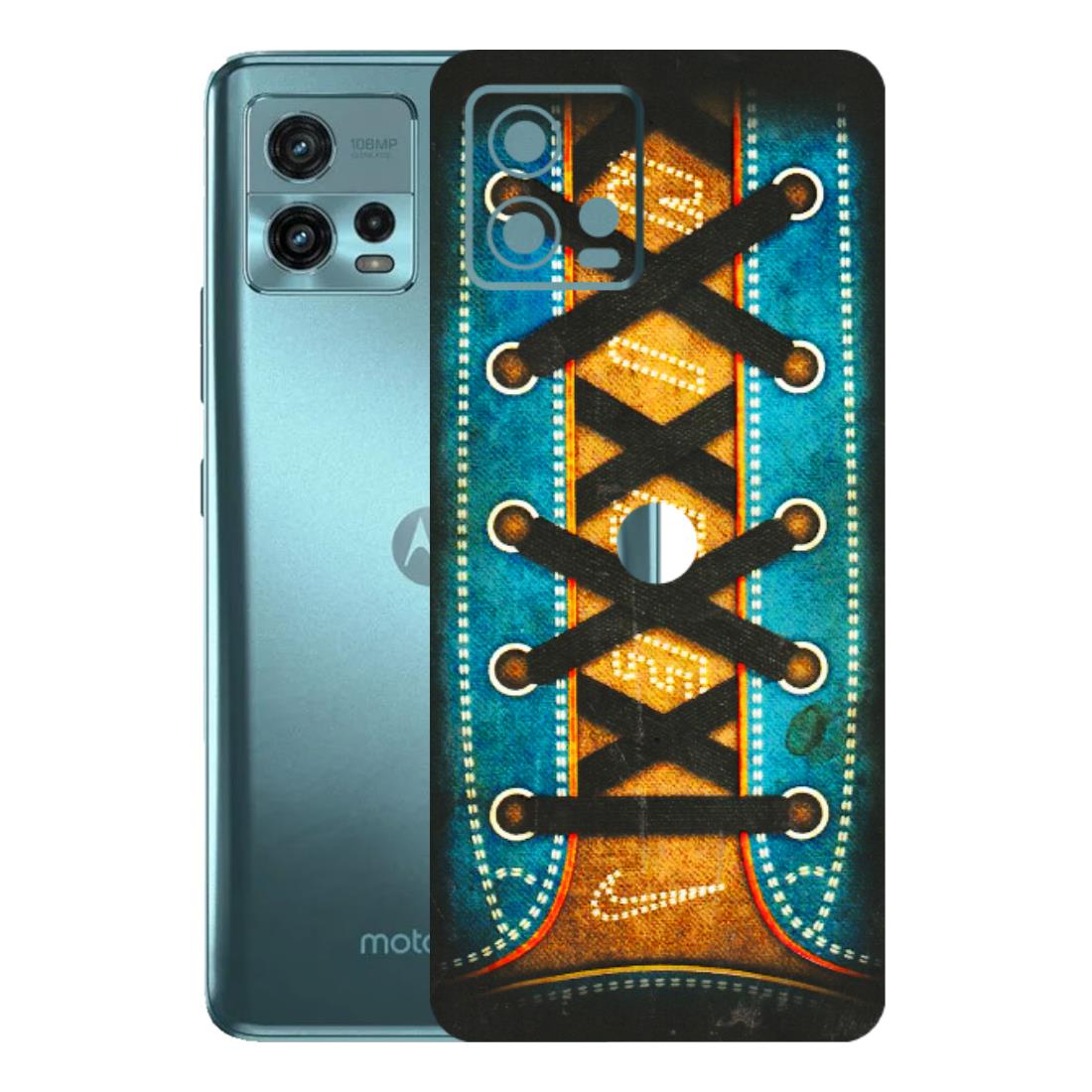 Motorola Phone Skins (All Models) - Sneakers Lover Nike - 3D Embossed Finish (L-262) Motorola Moto G72 (5G)