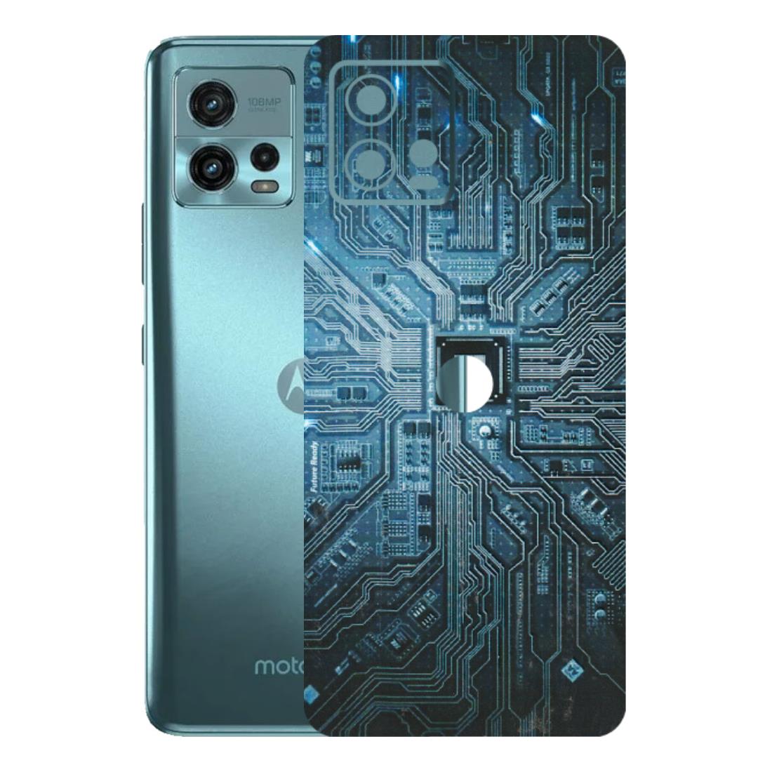 Motorola Phone Skins (All Models) - Original Circuit - 3D Embossed Finish (L-267) Motorola Moto G72 (5G)