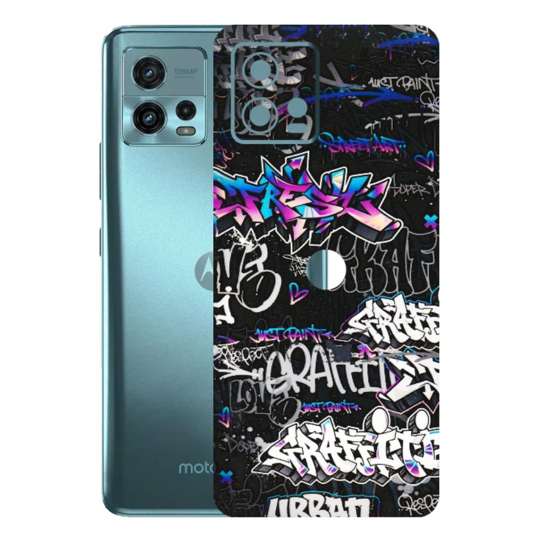 Motorola Phone Skins (All Models) - Graffiti Killer - 3D Embossed Finish (L-274) Motorola Moto G72 (5G)