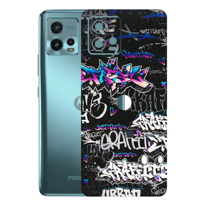 Motorola Phone Skins (All Models) - Graffiti Killer - 3D Embossed Finish (L-274) Motorola Moto G72 (5G)