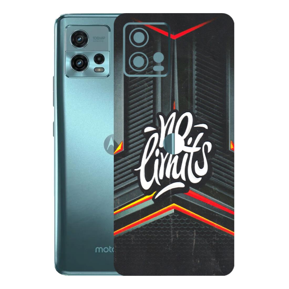 Motorola Phone Skins (All Models) - No Limits - 3D Embossed Finish (L-286) Motorola Moto G72 (5G)
