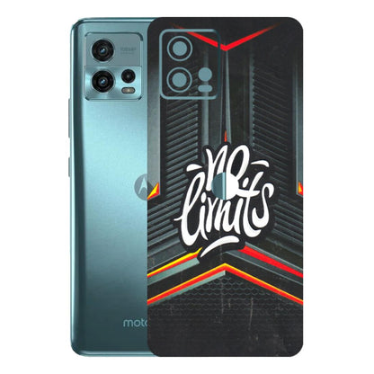 Motorola Phone Skins (All Models) - No Limits - 3D Embossed Finish (L-286) Motorola Moto G72 (5G)