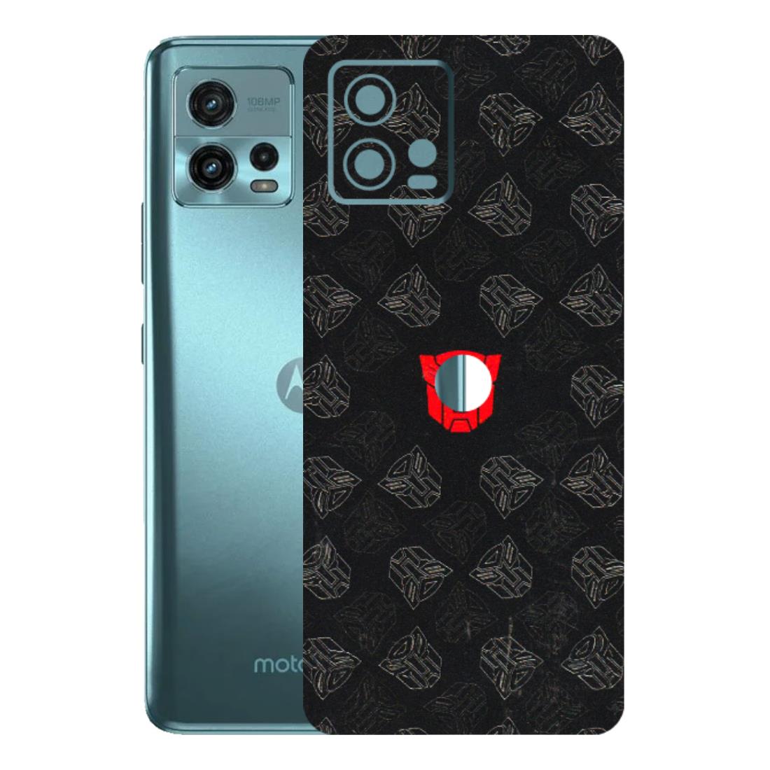 Motorola Phone Skins (All Models) - Transformers Devastation - 3D Embossed Finish (L-301) Motorola Moto G72 (5G)