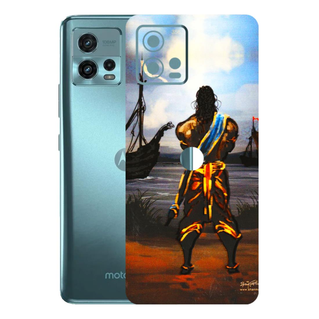 Motorola Phone Skins (All Models) - Heavenly God Figure - 3D Embossed Finish (L-34) Motorola Moto G72 (5G)