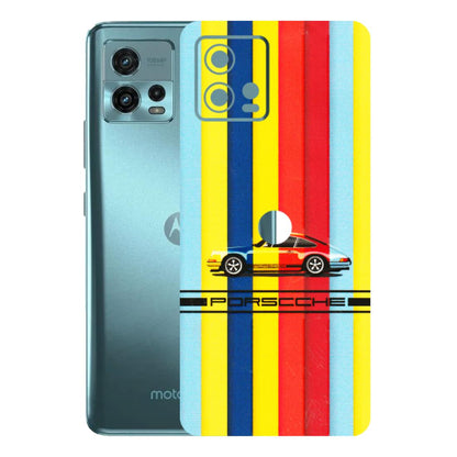 Motorola Phone Skins (All Models) - Multicolour Porche - 3D Embossed Finish (L-39) Motorola Moto G72 (5G)