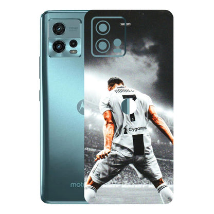Motorola Phone Skins (All Models) - Ronaldo CR7 Crazy - 3D Embossed Finish (L-44) Motorola Moto G72 (5G)