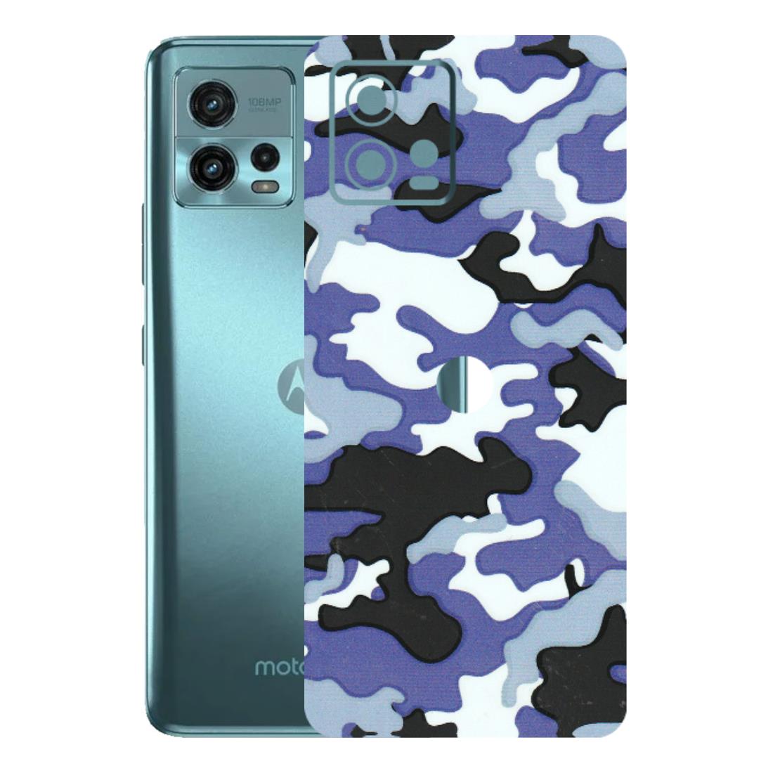 Motorola Phone Skins (All Models) - Powerfull Military Camoflauge - 3D Embossed Finish (L-49) Motorola Moto G72 (5G)