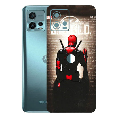 Motorola Phone Skins (All Models) - Deadpool - 3D Embossed Finish (L-56) Motorola Moto G72 (5G)