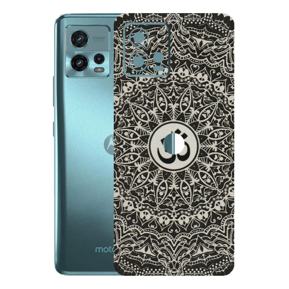 Motorola Phone Skins (All Models) - Aum Elegant Mandala - 3D Embossed Finish (L-62) Motorola Moto G72 (5G)