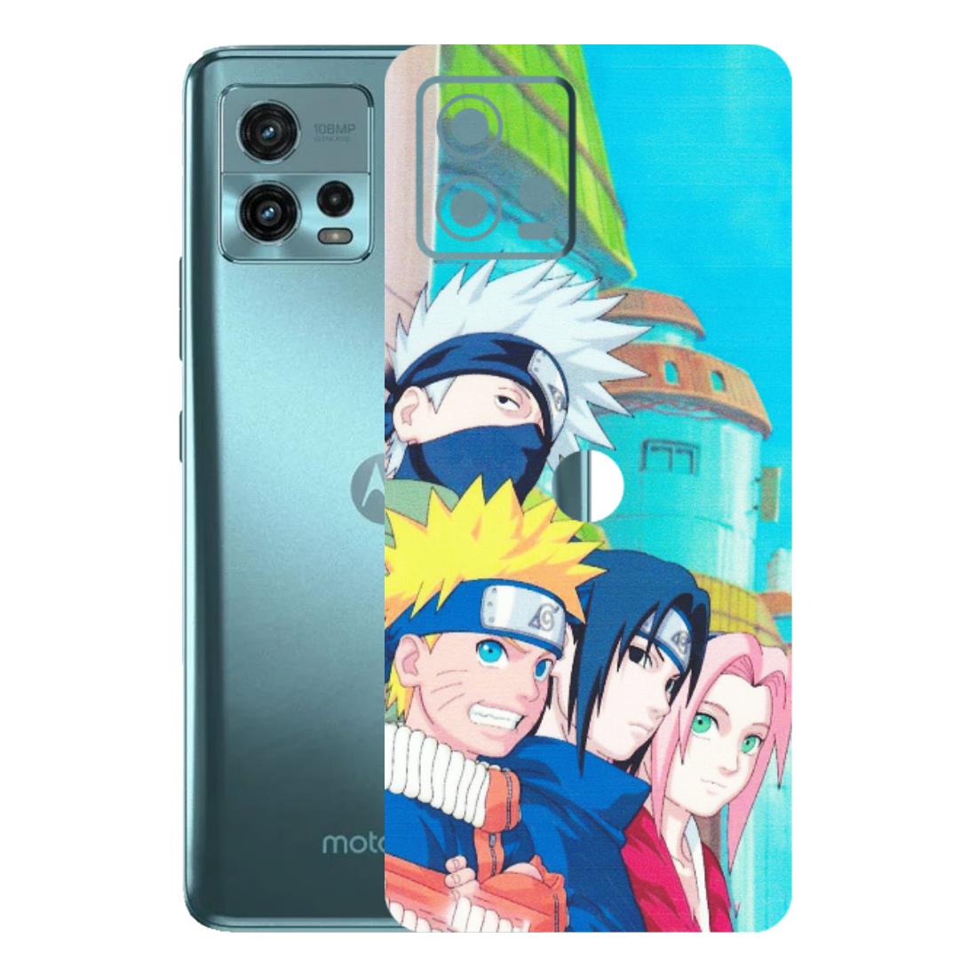 Motorola Phone Skins (All Models) - Team Minato And Kakashi - Matte Finish (M-101) Motorola Moto G72 (5G)