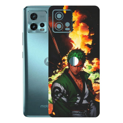 Motorola Phone Skins (All Models) - Roronoa Zoro - Matte Finish (M-102) Motorola Moto G72 (5G)