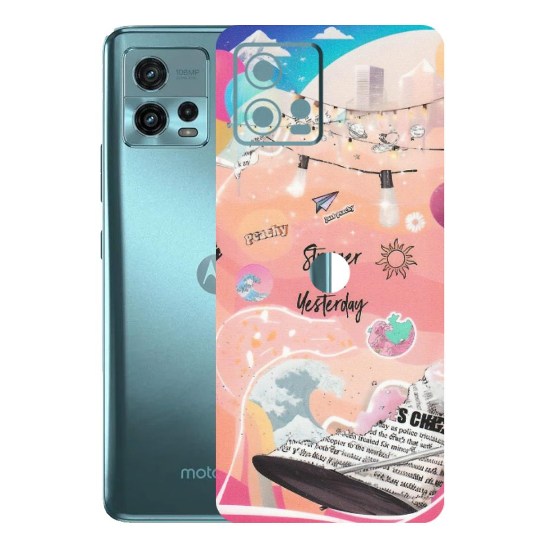 Motorola Phone Skins (All Models) - Stronger Then Yesterday - Matte Finish (M-128) Motorola Moto G72 (5G)