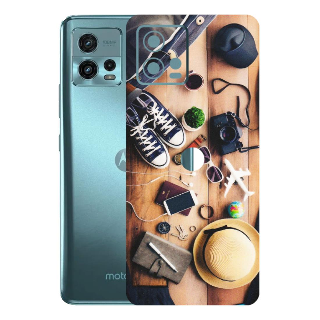 Motorola Phone Skins (All Models) - Travel Wanderlust - Matte Finish (M-133) Motorola Moto G72 (5G)