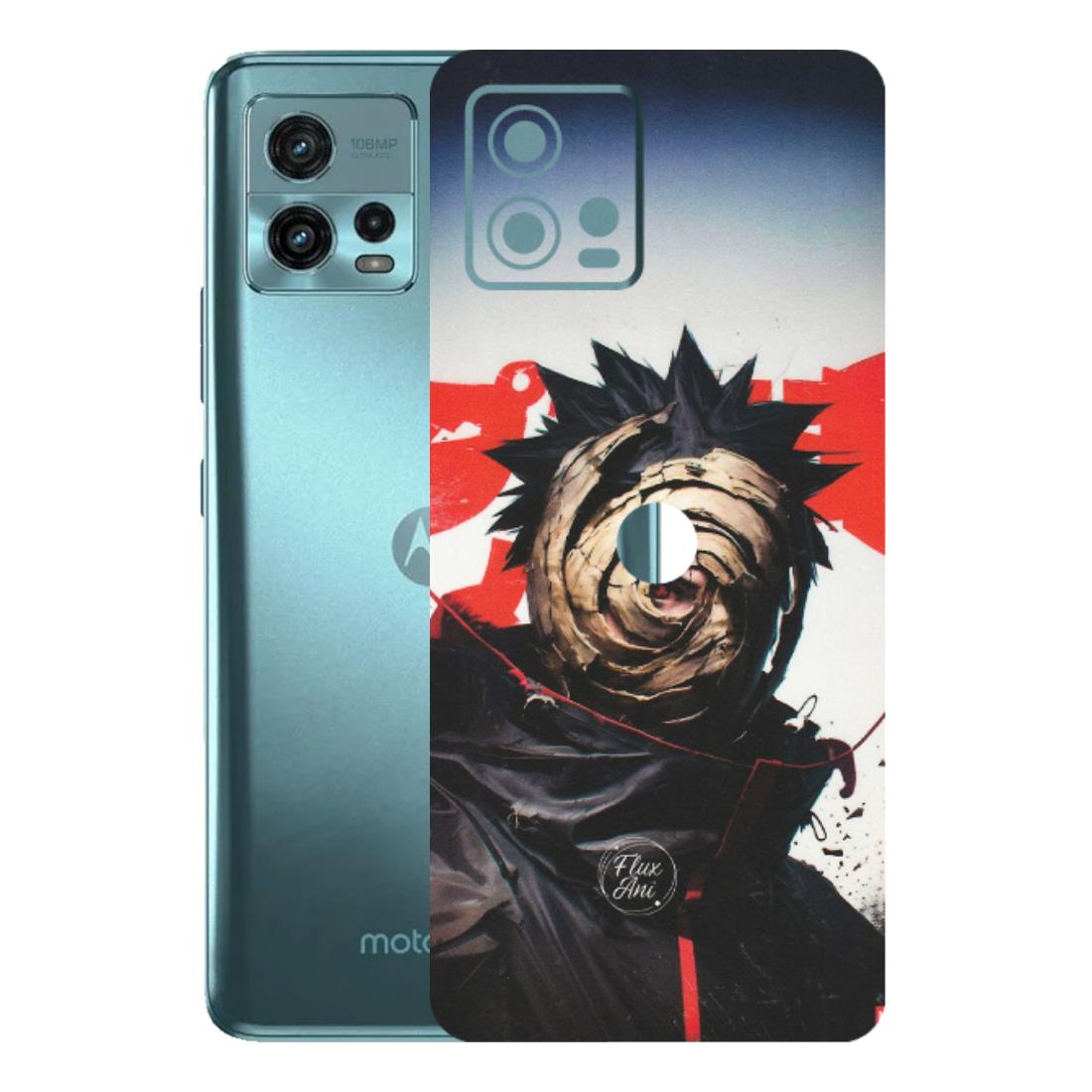 Motorola Phone Skins (All Models) - Obito Uchiha Cool Anime - Matte Finish (M-134) Motorola Moto G72 (5G)
