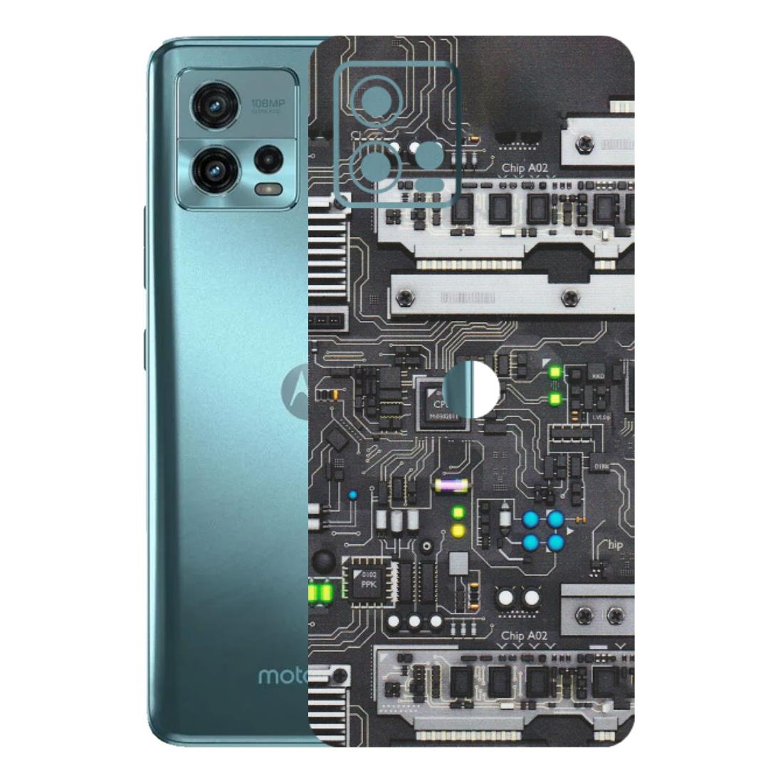 Motorola Phone Skins (All Models) - Motherboard Internals - Matte Finish (M-135) Motorola Moto G72 (5G)