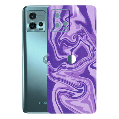 Motorola Phone Skins (All Models) - Hazy Purple Nights - Matte Finish (M-14) Motorola Moto G72 (5G)