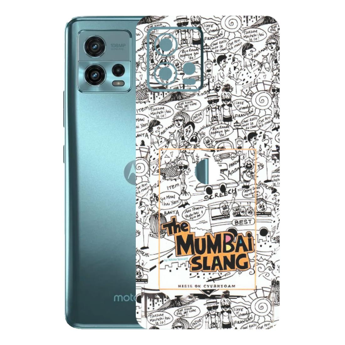 Motorola Phone Skins (All Models) - The Mumbai Slang - Matte Finish (M-142) Motorola Moto G72 (5G)
