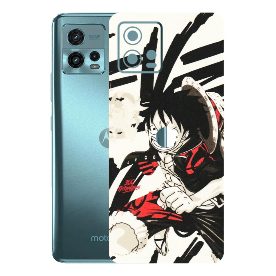 Motorola Phone Skins (All Models) - Monkey D.Luffy Manga Anime - Matte Finish (M-145) Motorola Moto G72 (5G)