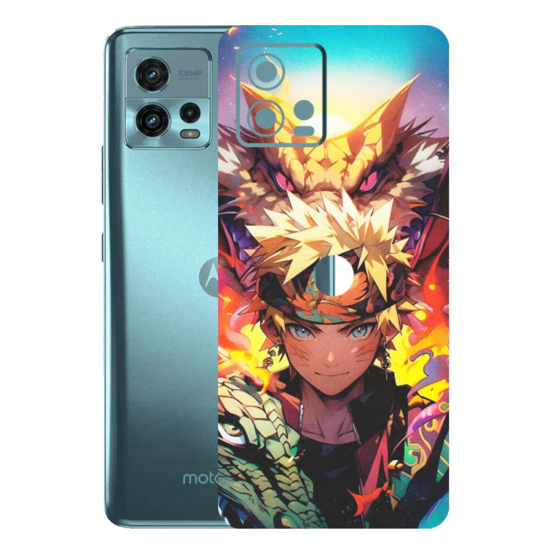 Motorola Phone Skins (All Models) - Angry Naruto Anime - Matte Finish (M-148) Motorola Moto G72 (5G)
