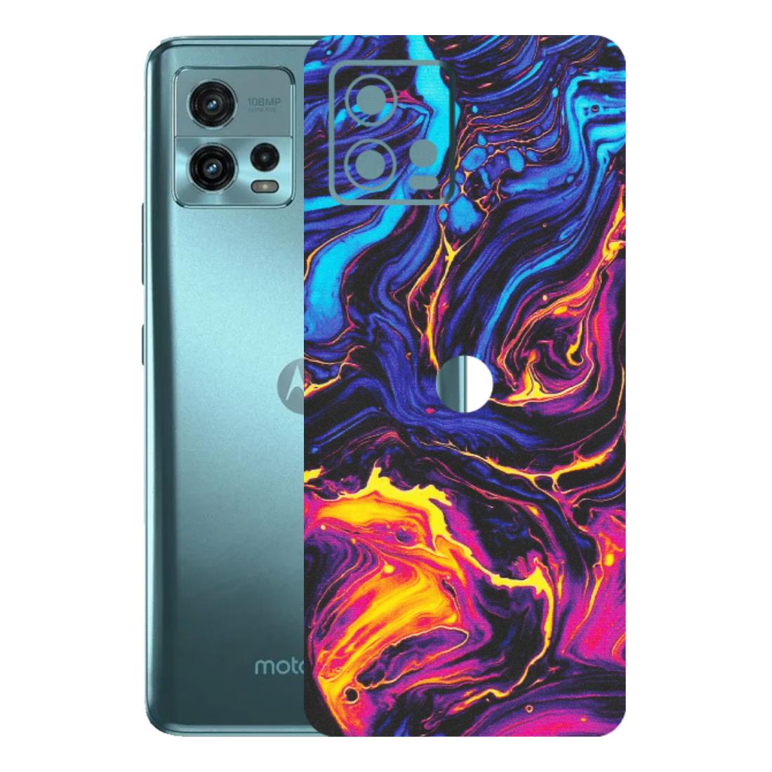 Motorola Phone Skins (All Models) - Abstract Paint Classy - Matte Finish (M-15) Motorola Moto G72 (5G)