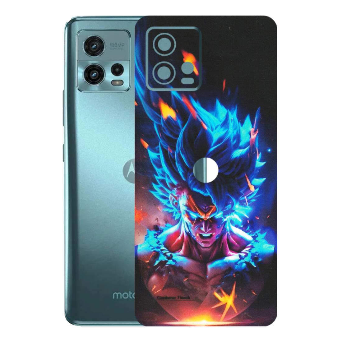 Motorola Phone Skins (All Models) - Angry Goku Dragon Ball Anime - Matte Finish (M-150) Motorola Moto G72 (5G)
