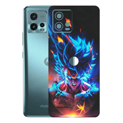 Motorola Phone Skins (All Models) - Angry Goku Dragon Ball Anime - Matte Finish (M-150) Motorola Moto G72 (5G)
