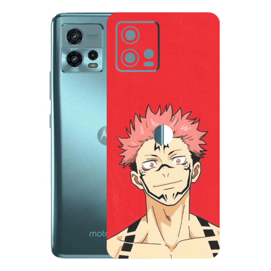 Motorola Phone Skins (All Models) - Ryomen Sukuna Fun Anime - Matte Finish (M-153) Motorola Moto G72 (5G)