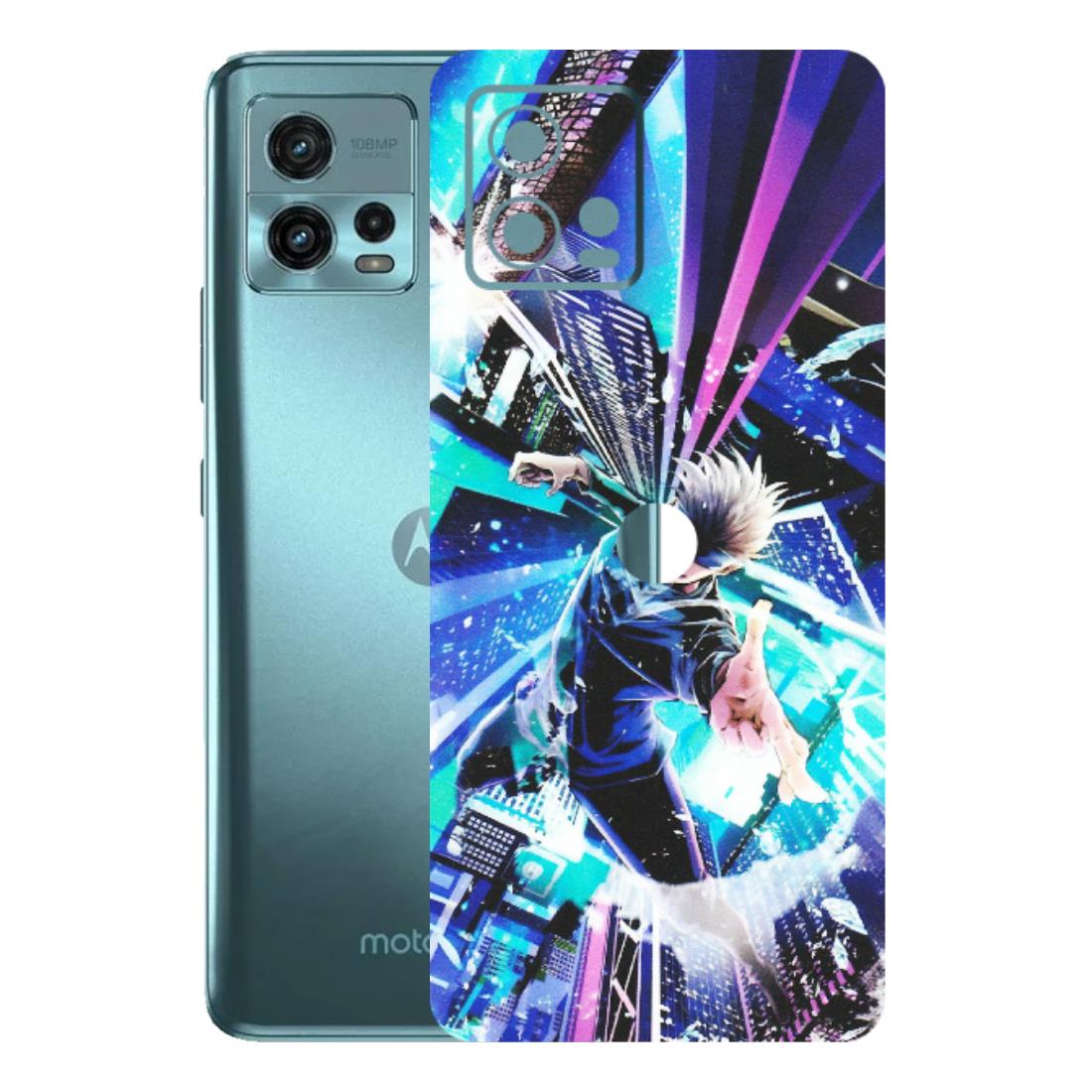 Motorola Phone Skins (All Models) - Manga Action Jujustu Kaisen Anime - Matte Finish (M-155) Motorola Moto G72 (5G)
