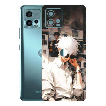 Motorola Phone Skins (All Models) - Gojo Satoru Jujustu Kaisen Anime - Matte Finish (M-156) Motorola Moto G72 (5G)