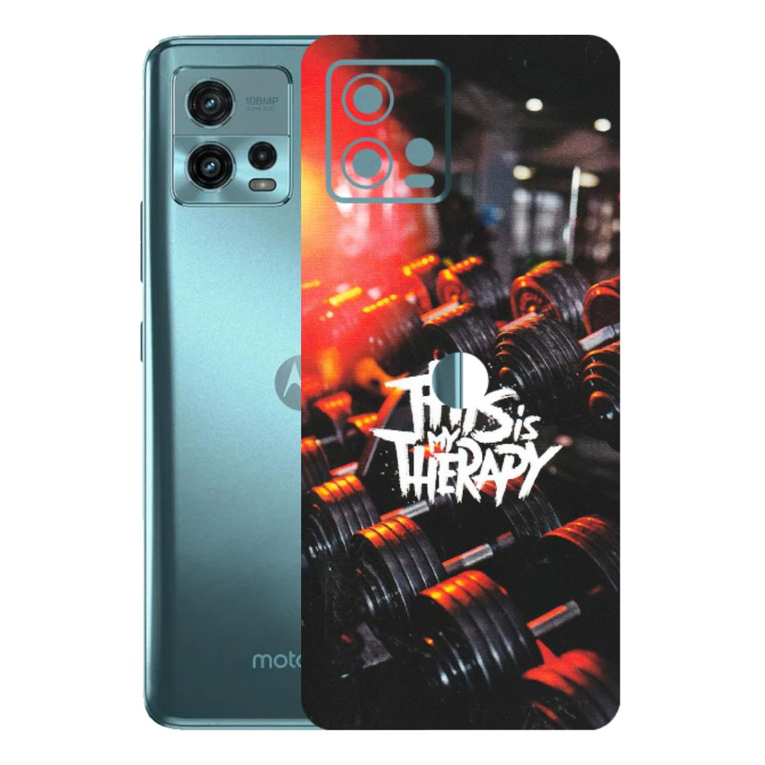 Motorola Phone Skins (All Models) - GYM Lover Therapy - Matte Finish (M-160) Motorola Moto G72 (5G)