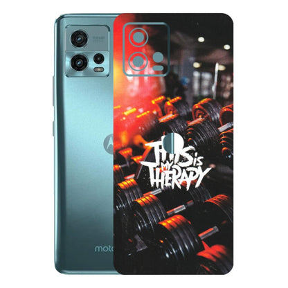 Motorola Phone Skins (All Models) - GYM Lover Therapy - Matte Finish (M-160) Motorola Moto G72 (5G)