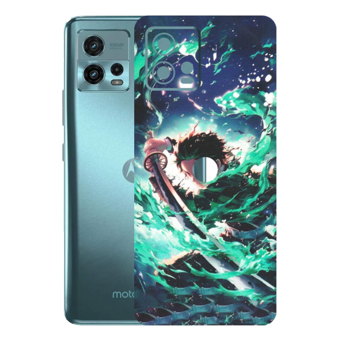 Motorola Phone Skins (All Models) - Sword Fighter Anime - Matte Finish (M-29) Motorola Moto G72 (5G)