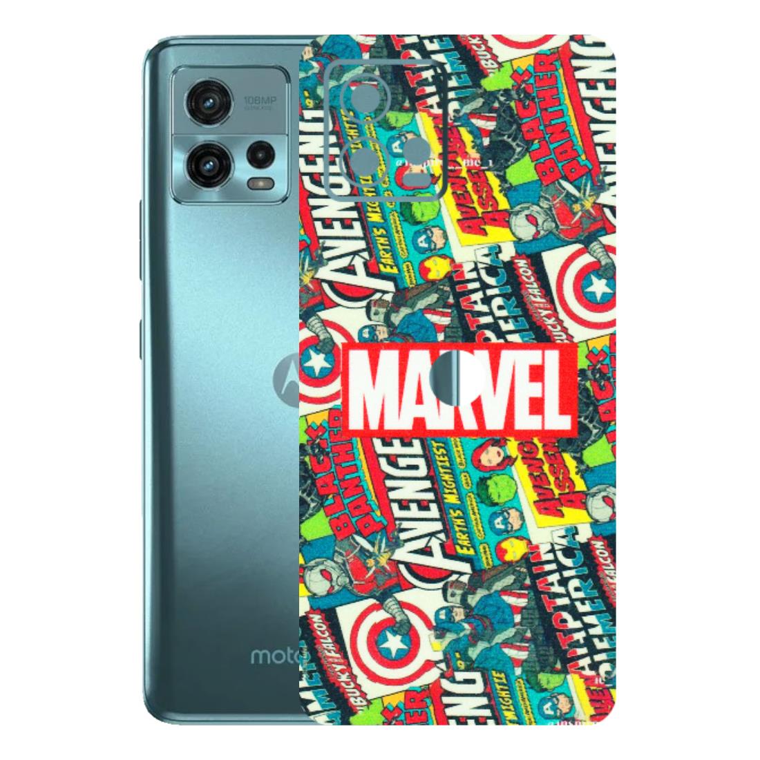 Motorola Phone Skins (All Models) - Marvel Comic Lover - Matte Finish (M-30) Motorola Moto G72 (5G)