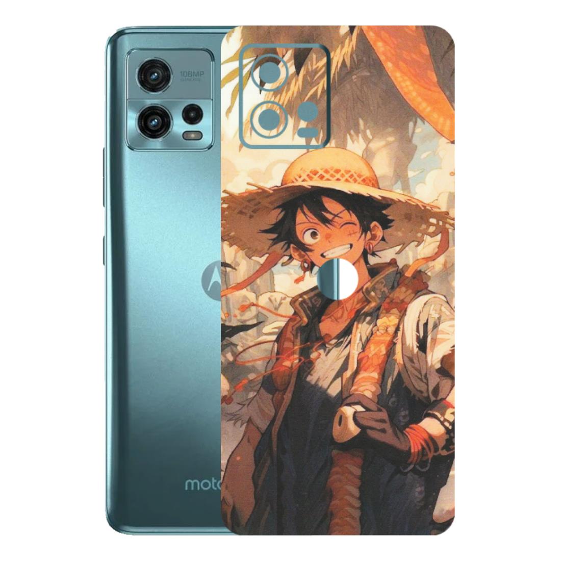 Motorola Phone Skins (All Models) - Anime Character Smile - Matte Finish (M-33) Motorola Moto G72 (5G)