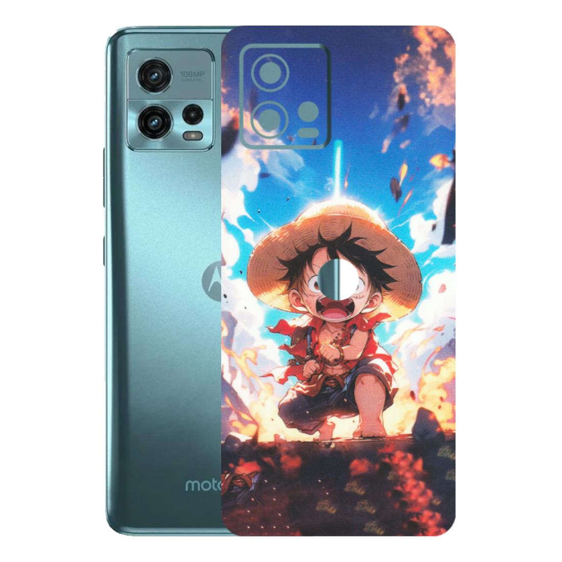 Motorola Phone Skins (All Models) - Toon One Piece Cute Character - Matte Finish (M-35) Motorola Moto G72 (5G)