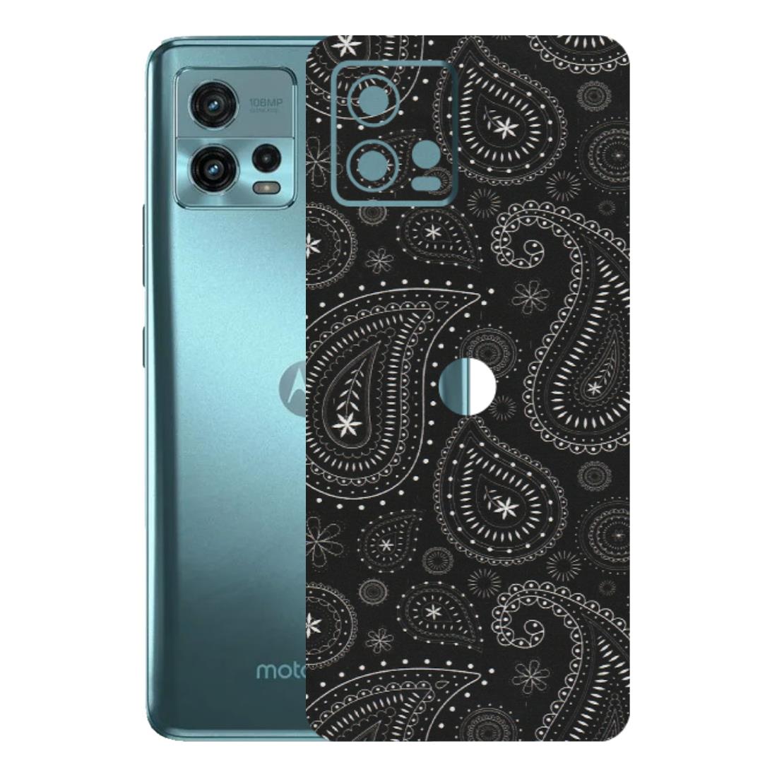 Motorola Phone Skins (All Models) - Black Sober Kerry - Matte Finish (M-37) Motorola Moto G72 (5G)