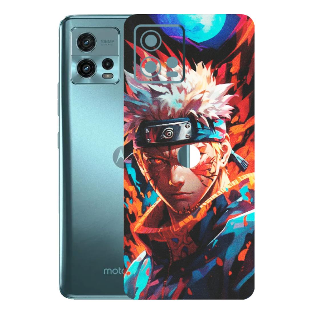 Motorola Phone Skins (All Models) - Anime Ferocious Character - Matte Finish (M-44) Motorola Moto G72 (5G)
